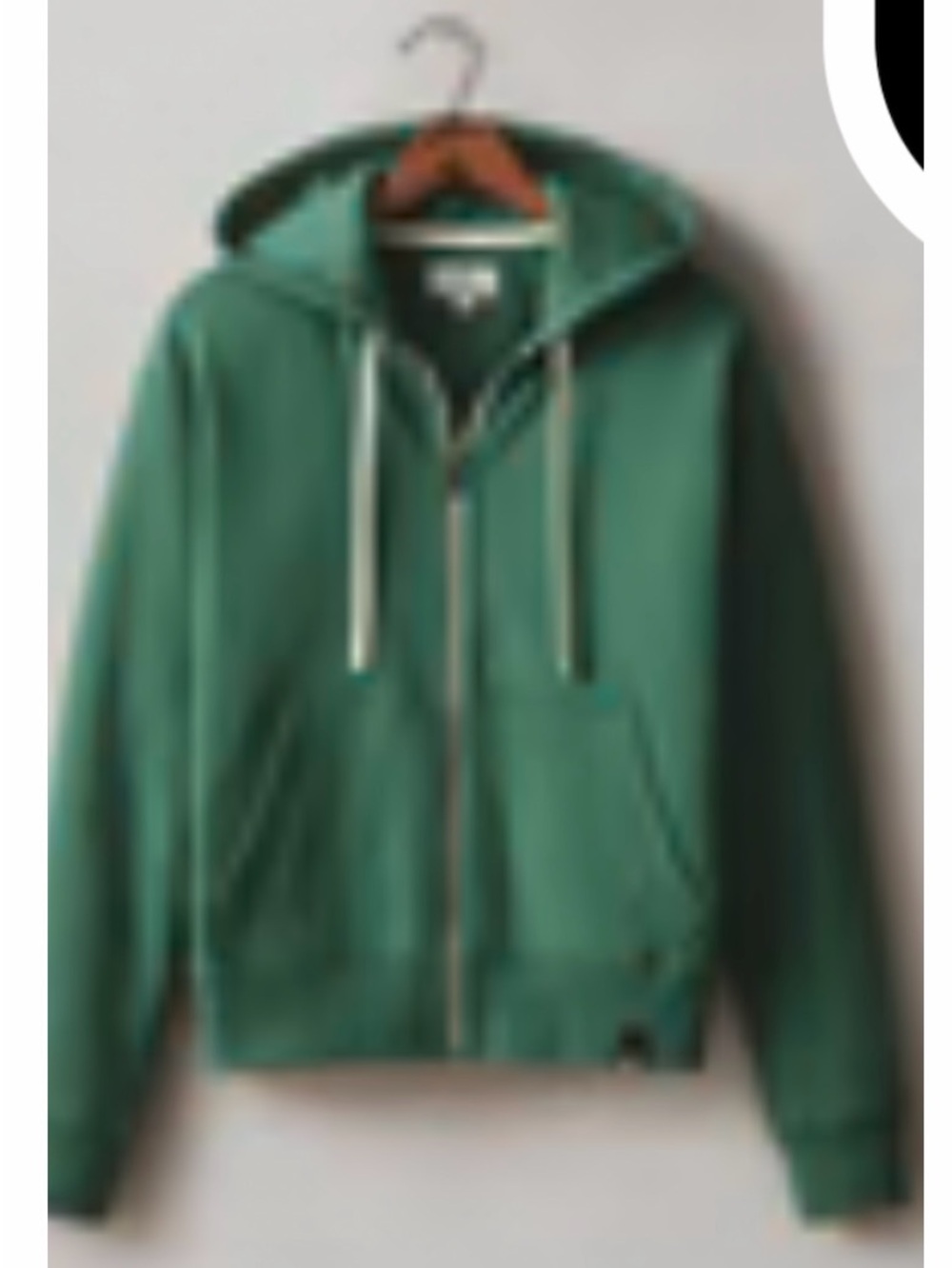 ISO-American Giant Womens Midweight full Zip Hoodie Hunter Green